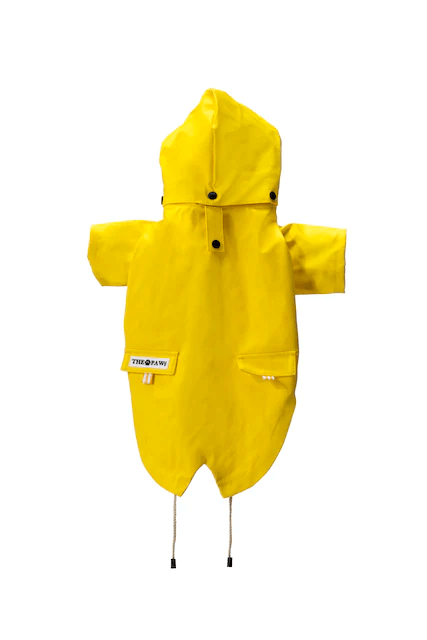 Sloane Waterproof Dog Rain Jacket (Lemon) – by The Paw Co.