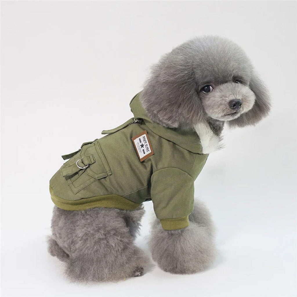 Green Trench Dog Coat by Doggy Doo Little