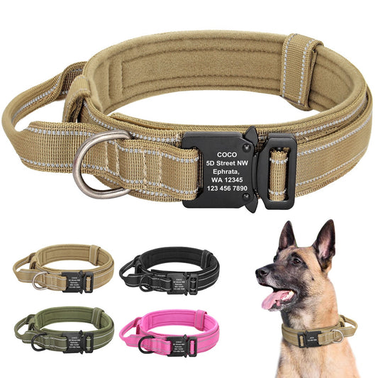 Personalized Military Tactical Dog Collar