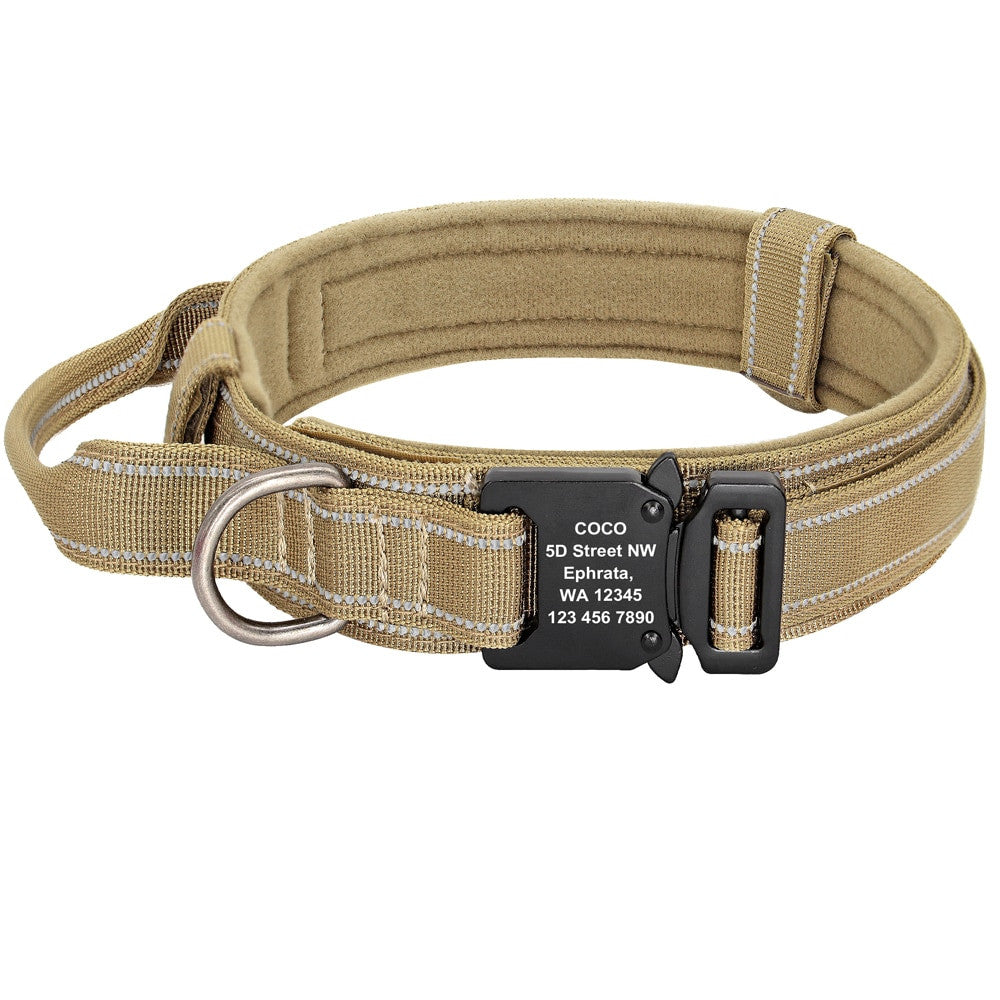 Personalized Military Tactical Dog Collar
